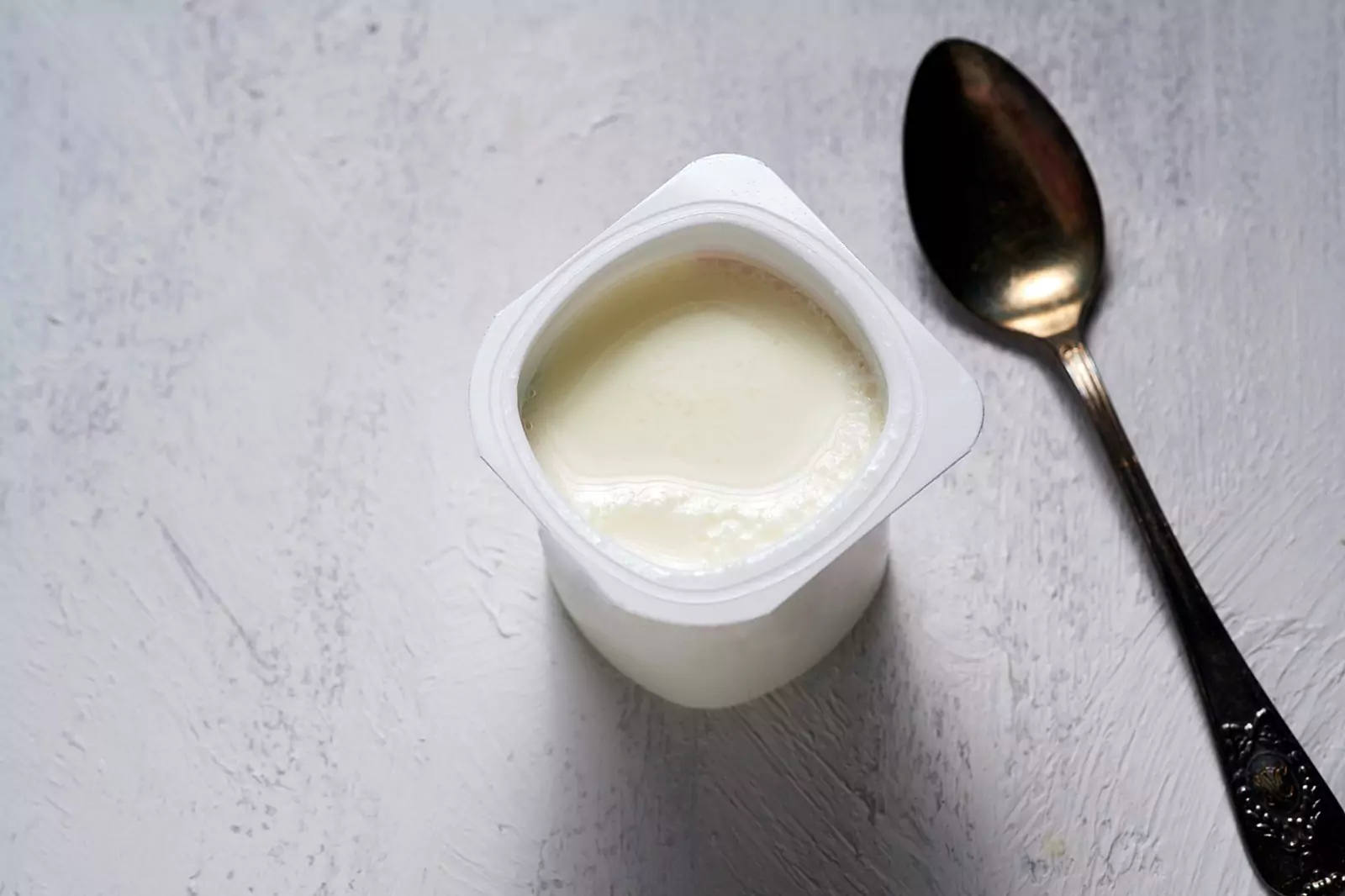 small serving of yogurt